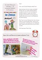 Vorschau - Stationenlernen - Zirkus Spiel Deutsch - Seite 1