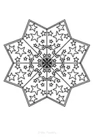 Vorschau - Mal- und Bastelvorlagen - Weihnachtliche Mandalas🎄 - perfekte Zwischenarbeit - Seite 1