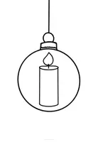 Vorschau - Mal- und Bastelvorlagen - Vielseitige Weihnachtskugel🎄 Ausmalbilder - Seite 1