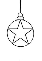 Vorschau - Mal- und Bastelvorlagen - Vielseitige Weihnachtskugel🎄 Ausmalbilder - Seite 3