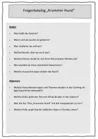 Vorschau - Stundenentwürfe - Krummer Hund: Fragenkatalog | RSAP/HSAP 2025 - Seite 3