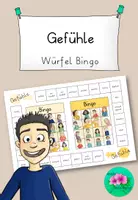 Vorschau - Spiele - Gefühle Bingo - spielerisch Emotionen lernen - Deckblatt