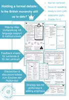 Vorschau - Arbeitsblätter - Debate: Is the British monarchy still up to date? - Deckblatt