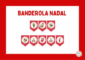 Vista previa - Decoración del aula - Banderola Nadal - Portada