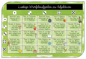 Vorschau - Spiele - Würfelaufgaben zu den Wortarten - Seite 3