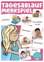Vorschau - Spiele - Tagesablauf Wortschatz Spiel Deutsch als Zweitsprache DAZ - Deckblatt