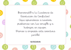 Vista previa - Hojas de trabajo - MI CUADERNO DE RESOLUCIÓN DE CONFLICTOS by @lateacherlara - página 2