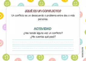 Vista previa - Hojas de trabajo - MI CUADERNO DE RESOLUCIÓN DE CONFLICTOS by @lateacherlara - página 3