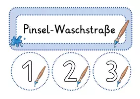 Vorschau - Arbeitsblätter - Pinsel-Waschstraße & Vorlage Wasserfarben Malkasten - Seite 2