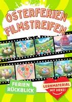 Vorschau - Arbeitsblätter - Osterferien Filmstreifen Ostern Ferien Film Rückblick Bastelvorlage - Deckblatt