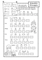 Vorschau - Mal- und Bastelvorlagen - Rechnen und Rätseln Weihnachten Klasse 2, Währungen, Addition, Subtrahieren, Labyrinth, Rechnen und Malen - Seite 1