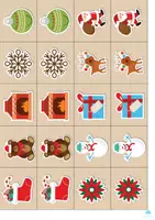 Aperçu - Jeux - Paire et mémoire Noel - Page 1