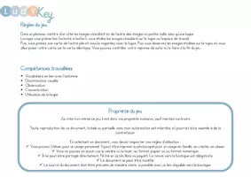 Aperçu - Jeux - Le jeu de mise en paire mini maxi sur le thème de l'automne - Page 2