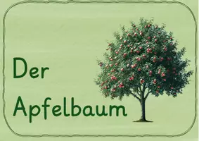 Vorschau - Arbeitsblätter - Der Apfelbaum - Tafelbilder und Arbeitsmaterial - Seite 1