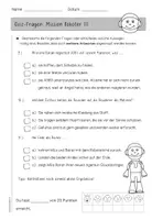 Vorschau - Arbeitsblätter - "Mission Roboter" Quiz-Fragen zur Lektüre als Test - Seite 3