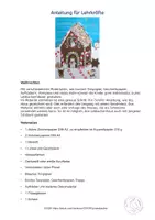 Vorschau - Mal- und Bastelvorlagen - Kunst Weihnachten, Lebkuchenhaus, Collage - Seite 3