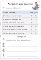 Vorschau - Arbeitsblätter - WINTER / Lesetext - Seite 2