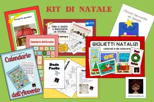 anteprima - Esercizi - KIT DI NATALE (materiale vario) - Pagina di copertina