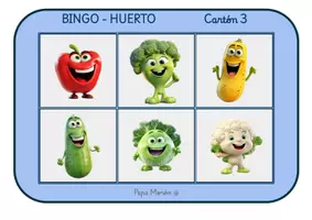 Vista previa - Juegos / Gamificación - BINGO HUERTO X6 - página 2