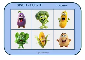 Vista previa - Juegos / Gamificación - BINGO HUERTO X6 - página 3