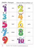 Aperçu - Jeux - Zahlen Spiel Deutsch kostenlos jeu gratuit Allemand - Page 2