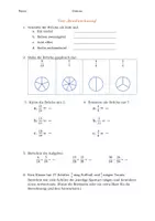 Vorschau - Arbeitsblätter - Mathematik - Test - Brüche / Bruchrechnung - Seite 1
