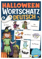 Aperçu - Jeux - Halloween Wortschatz zuordnen Deutsch jeu Allemand - Page de couverture