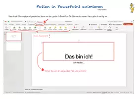 Vorschau - Arbeitsblätter - Präsentationsfolien gestalten und animieren - Seite 2