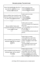 Vorschau - Arbeitsblätter - Discussion challenge: The world of work - Seite 3