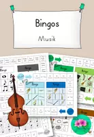 Vorschau - Spiele - Diverse Bingos Musik - Instrumentekunde - Deckblatt