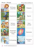 Vorschau - Spiele - Märchen Memory Spiel Grundschule Deutsch - Seite 2
