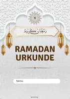 Vorschau - Poster - IRU - Ramadan - URKUNDE - Deckblatt