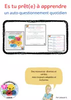 Aperçu - Apprentissages en autonomie - Es tu pret à apprendre? Un livret quotidien à colorier - Page de couverture