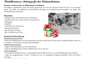Vorschau - Arbeitsblätter - Weihnachtsprojekte für Erzieherinnen/ Kinderpfleger - Deckblatt