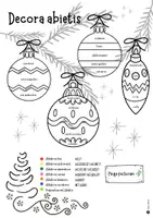 Vorschau - Arbeitsblätter - Weihnachtskugeln_Ausmalbild_lingua_aeterna - Seite 1