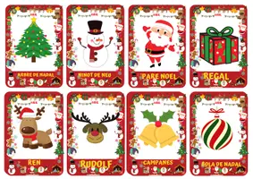 Vista previa - Refuerzo / NEE / Materiales de apoyo - Flashcards de Navidad (Castellano /català) - página 3