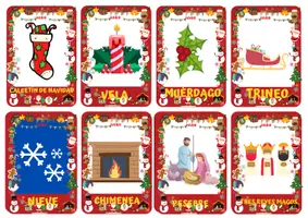 Vista previa - Refuerzo / NEE / Materiales de apoyo - Flashcards de Navidad (Castellano /català) - página 2