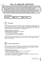 Vorschau - Arbeitsblätter - How to write a cartoon analysis - Karikaturanalyse im Englischunterricht - Seite 2