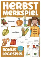 Aperçu - Apprentissages en autonomie - Herbst Wortschatz Deutsch / DAZ - Page de couverture