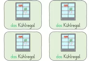 Vorschau - Merkblätter - Wortschatzheft Im Supermarkt - Seite 2