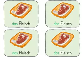 Vorschau - Merkblätter - Wortschatzheft Im Supermarkt - Seite 3