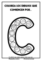 Vista previa - Manualidades / Dibujos para colorear - Cuaderno del abecedario - página 3