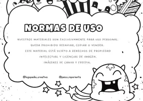 Vista previa - Hojas de trabajo - FICHAS DE ATENCIÓN DIVERTIDAS - página 1