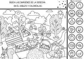 Vista previa - Hojas de trabajo - FICHAS DE ATENCIÓN DIVERTIDAS - página 3