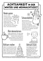 Vorschau - Arbeitsblätter - Achtsamkeit in der Winter und Weihnachtszeit - Seite 3
