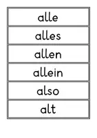 Vorschau - Arbeitsblätter - Wortkarten zum verbindlichen Grundwortschatz. Klasse 3 und 4 - Seite 3