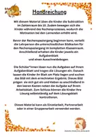 Vorschau - Fördermaterial/Inklusion - Rechenspaziergang-Subtraktion im Zahlenraum bis 10 (Herbst) - Seite 2