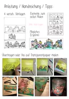 Vorschau - Mal- und Bastelvorlagen - Künstler Hundertwasser malen - Kunst Materialpaket (auch fachfremd) - Seite 2