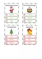 Vorschau - Spiele - Sag es nicht - Weihnachten (Wortschatz-Training) - Seite 1