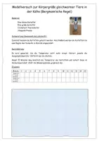 Vorschau - Experimente - Modellversuch zur Bergmann'schen Regel - Seite 2